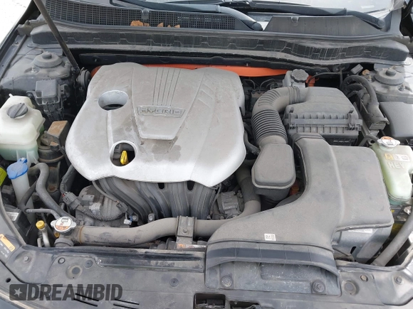 2013 Kia Optima Hybrid EX with VIN KNAGM4AD5D5055464, listed as a IAAI auction lot 42114901 with 140,652 mi miles. Bid and sale history available at carsss.com. Image 10.