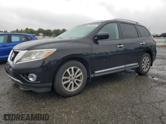 2015 Nissan Pathfinder SL with VIN 5N1AR2MM0FC632664, listed as a Copart auction lot 57969765 with 72,975 mi miles and Salvage title. Bid and sale history available at DreamBid. Image 1.