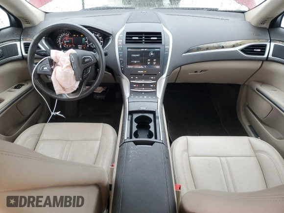 2016 Lincoln MKZ with VIN 3LN6L2G98GR634146, listed as a Copart auction lot 46396495 with 48,433 mi miles and Salvage Title. Bid and sale history available at carsss.com. Image 8.