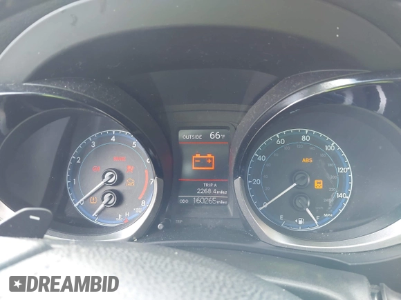 2016 Toyota Corolla L with VIN 5YFBURHE7GP395652, listed as a IAAI auction lot 41916719 with 160,265 mi miles and . Bid and sale history available at DreamBid. Image 7.