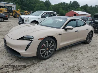 2022 Porsche Taycan 4S with VIN WP0AB2Y10NSA45834, listed as a Copart auction lot 64102415 with 32,488 mi miles and Salvage title. Bid and sale history available at DreamBid. Image 1.