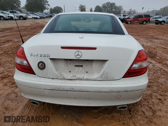2008 Mercedes-Benz SLK-Class 3.0L with VIN WDBWK54F38F177231, listed as a Copart auction lot 79928324 with 109,471 mi miles and Salvage Title. Bid and sale history available at carsss.com. Image 6.