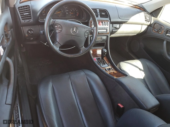 2003 Mercedes-Benz CLK-Class 3.2L with VIN WDBLK65G53T141583, listed as a Copart auction lot 80689434 with 75,452 mi miles and Salvage Title. Bid and sale history available at carsss.com. Image 8.
