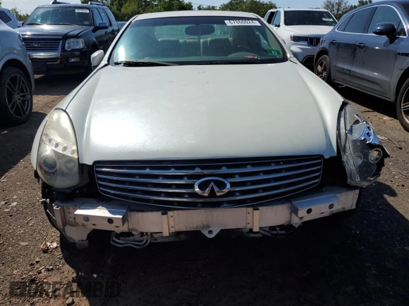 2005 Infiniti G35 Coupe with VIN JNKCV54E15M420463, listed as a Copart auction lot 67860024 with 0 mi miles and Salvage Title. Bid and sale history available at carsss.com. Image 5.