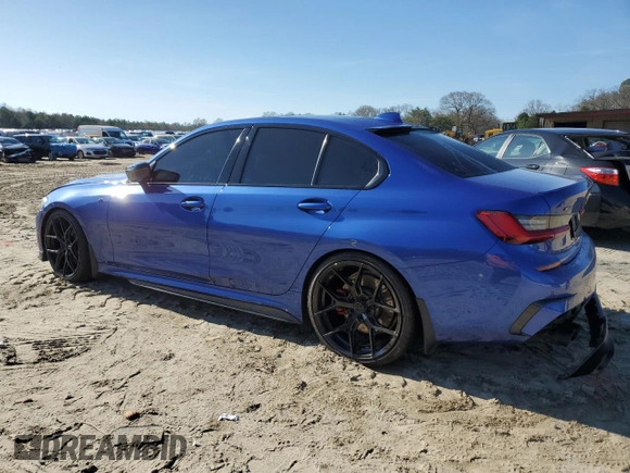 2021 BMW 3 Series M340i xDrive with VIN 3MW5U9J04M8C08114, listed as a Copart auction lot 49565235 with 62,470 mi miles and Salvage Title. Bid and sale history available at carsss.com. Image 2.