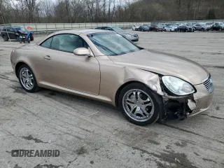 2002 Lexus SC with VIN JTHFN48Y320004316, listed as a Copart auction lot 53374945 with 52,543 mi miles and Salvage Title. Bid and sale history available at carsss.com. Image 4.