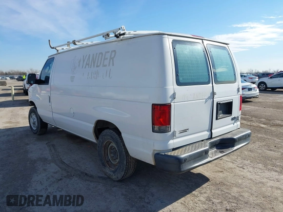2014 Ford Econoline Cargo Commercial with VIN 1FTNE1EW8EDB20428, listed as a IAAI auction lot 41335946 with 201,988 mi miles and . Bid and sale history available at DreamBid. Image 3.