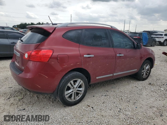 2012 Nissan Rogue SL with VIN JN8AS5MT8CW250611, listed as a Copart auction lot 54292995 with 100,623 mi miles and Salvage Title. Bid and sale history available at DreamBid. Image 3.
