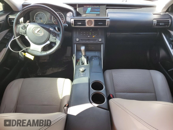 2016 Lexus IS 350 with VIN JTHBE1D24G5026575, listed as a Copart auction lot 46454675 with 102,619 mi miles and Salvage title. Bid and sale history available at DreamBid. Image 8.