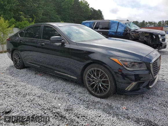 2018 Genesis G80 Sport с VIN KMHGN4JB4JU249561, выставлен на аукционе Copart как лот 61599775 с пробегом 137 780 миль миль и Чистый • Clean title. История ставок и продаж доступна на DreamBid. Изображение 4.