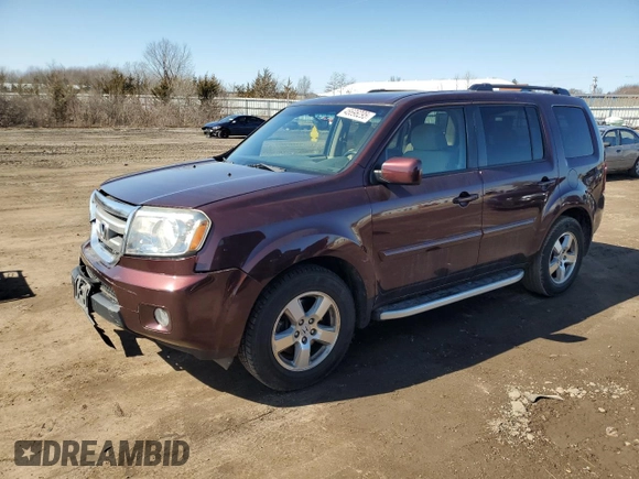 2011 Honda Pilot EX with VIN 5FNYF4H40BB080680, listed as a Copart auction lot 48696295 with 103,901 mi miles and Salvage Title. Bid and sale history available at carsss.com. Image 1.