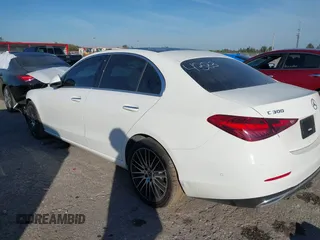 2024 Mercedes-Benz C 300 with VIN W1KAF4GB7RR228867, listed as a IAAI auction lot 41404529 with 9,056 mi miles and . Bid and sale history available at DreamBid. Image 3.