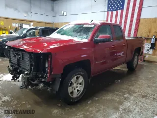 2018 Chevrolet Silverado 1500 LT with VIN 1GCVKREH4JZ319885, listed as a Copart auction lot 44190205 with 126,350 mi miles and Clean Title. Bid and sale history available at carsss.com. Image 1.