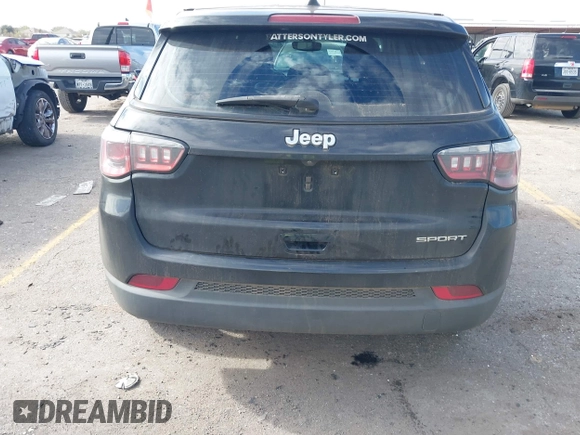 2020 Jeep Compass Sport с VIN 3C4NJCAB2LT102346, выставлен на аукционе IAAI как лот 41010173 с пробегом 70 239 миль миль и . История ставок и продаж доступна на DreamBid. Изображение 16.