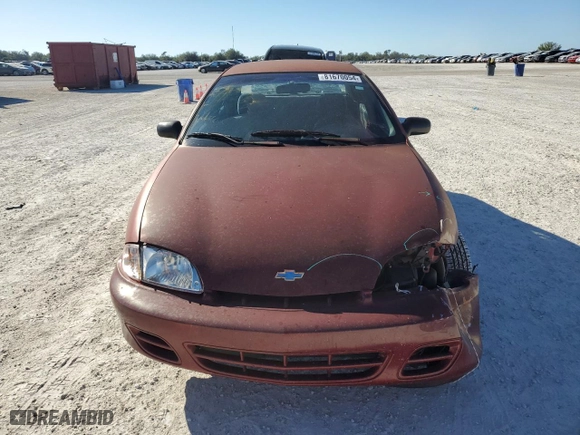 2001 Chevrolet Cavalier LS with VIN 1G1JF524017233216, listed as a Copart auction lot 81670054 with 0 mi miles and Salvage Title. Bid and sale history available at carsss.com. Image 5.