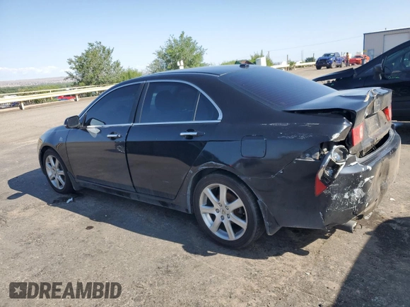 2005 Acura TSX with VIN JH4CL96995C020878, listed as a Copart auction lot 59736325 with 196,462 mi miles and Salvage title. Bid and sale history available at DreamBid. Image 2.