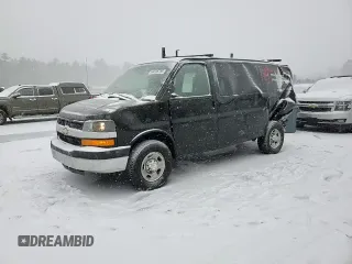 2015 Chevrolet Express Cargo with VIN 1GCWGFCF2F1176687, listed as a Copart auction lot 44706785 with 131,216 mi miles and Salvage title. Bid and sale history available at DreamBid. Image 12.