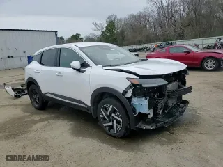 2025 Nissan Kicks SV with VIN 3N8AP6CA0SL305208, listed as a Copart auction lot 46438075 with 10,434 mi miles and Salvage Title. Bid and sale history available at carsss.com. Image 15.