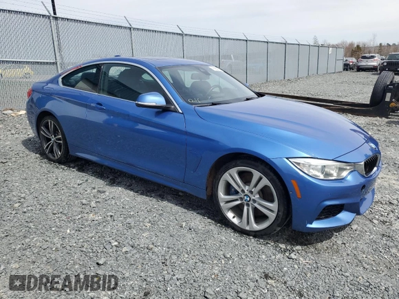 2015 BMW 4 Series 435i xDrive with VIN WBA3R5C53FK371770, listed as a Copart auction lot 55247065 with 121,070 mi miles and Clean title. Bid and sale history available at DreamBid. Image 4.