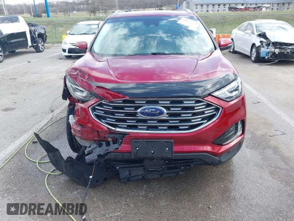 2019 Ford Edge Titanium with VIN 2FMPK4K95KBC76005, listed as a IAAI auction lot 41827772 with 39,476 mi miles. Bid and sale history available at carsss.com. Image 12.