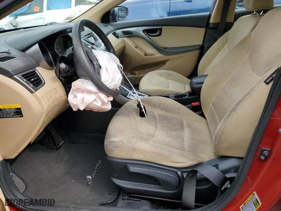 2012 Hyundai Elantra GLS with VIN KMHDH4AE5CU468827, listed as a Copart auction lot 49303475 with 107,559 mi miles and Salvage Title. Bid and sale history available at carsss.com. Image 7.
