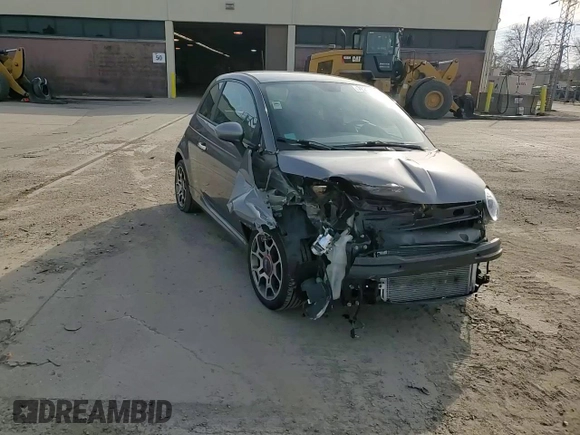 2013 FIAT 500 Sport with VIN 3C3CFFBR2DT615561, listed as a Copart auction lot 78252704 with 116,158 mi miles and Salvage Title. Bid and sale history available at carsss.com. Image 10.
