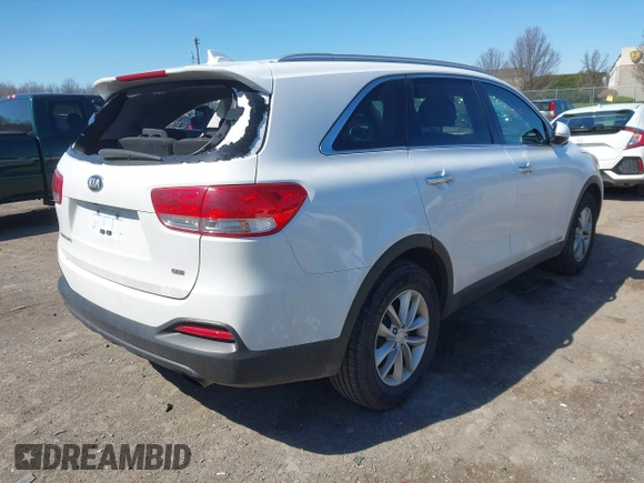 2018 Kia Sorento LX with VIN 5XYPGDA39JG415677, listed as a IAAI auction lot 42051631 with 72,734 mi miles. Bid and sale history available at carsss.com. Image 4.