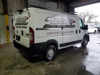 2021 Ram ProMaster Cargo with VIN 3C6LRVVGXME579279, listed as a Copart auction lot 83981944 with 76,202 mi miles and Salvage Title. Bid and sale history available at DreamBid. Image 3.