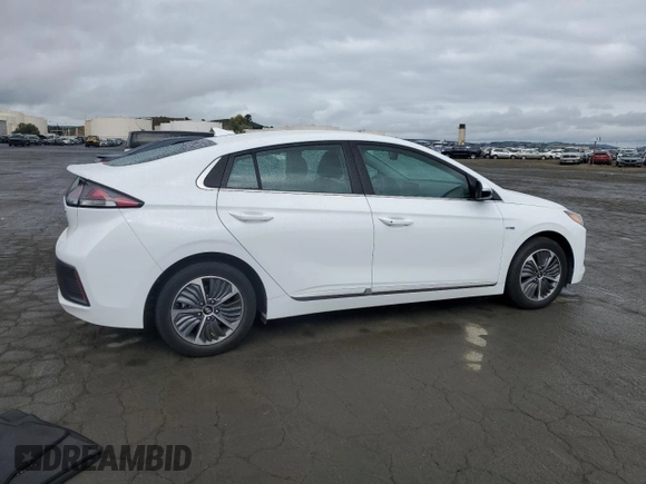 2020 Hyundai Ioniq SEL with VIN KMHC75LD8LU189686, listed as a Copart auction lot 53716935 with 21,641 mi miles and Salvage Title. Bid and sale history available at DreamBid. Image 3.