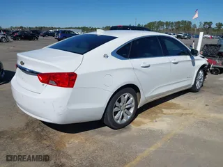 2016 Chevrolet Impala LT with VIN 2G1115S36G9203120, listed as a IAAI auction lot 41801029 with 107,562 mi miles. Bid and sale history available at carsss.com. Image 4.