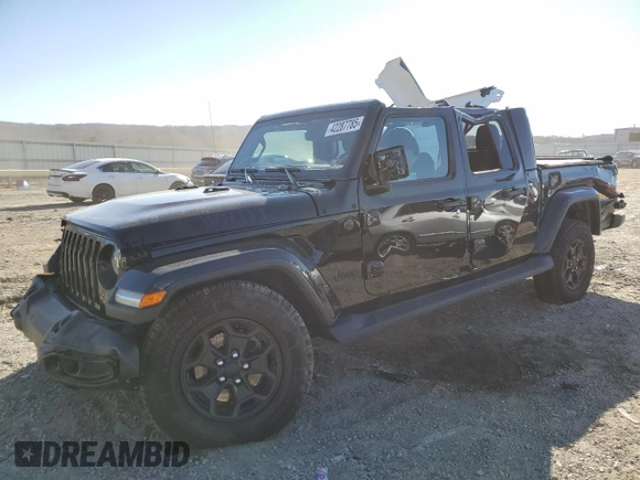 2022 Jeep Gladiator Willys с VIN 1C6JJTAM7NL179932, выставлен на аукционе Copart как лот 42287785 с пробегом 30 211 миль миль и Списание • Salvage title. История ставок и продаж доступна на DreamBid. Изображение 1.
