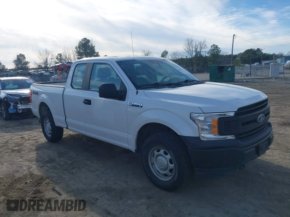 2020 Ford F-150 XL with VIN 1FTEX1EP5LFB37028, listed as a IAAI auction lot 41457514 with 103,377 mi miles. Bid and sale history available at carsss.com. Image 1.