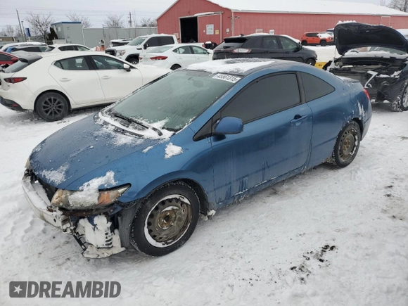 2009 Honda Civic Cpe LX with VIN 2HGFG12629H007183, listed as a Copart auction lot 45561315 with 353,292 mi miles and Clean Title. Bid and sale history available at carsss.com. Image 1.
