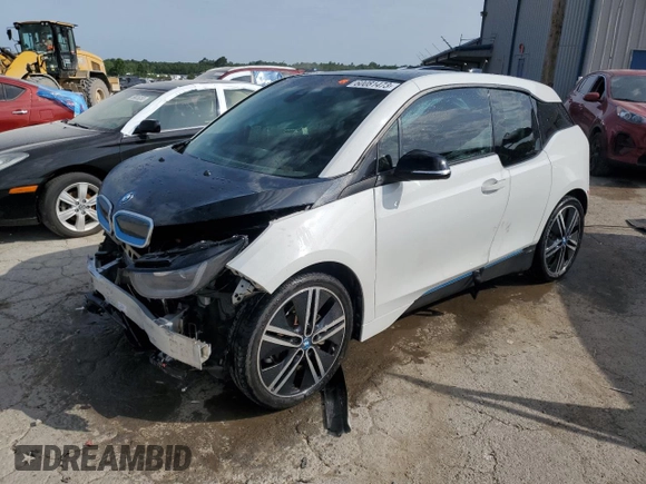 2015 BMW i3 with VIN WBY1Z4C52FV500017, listed as a Copart auction lot 60081473 with 0 mi miles. Bid and sale history available at carsss.com. Image 1.