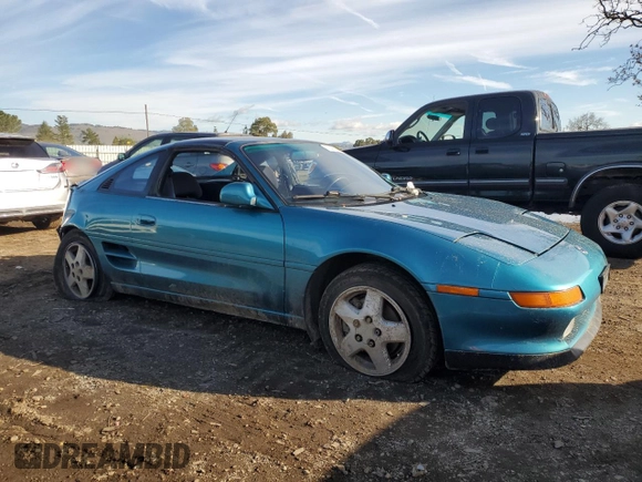 1993 Toyota MR2 z VIN JT2SW22N9P0078369, wystawiony jako Copart lot #87045224 z przebiegiem 240 232 mil mil oraz Szkoda całkowita • Salvage title. Historia ofert i sprzedaży dostępna na DreamBid. Obrazek 4.