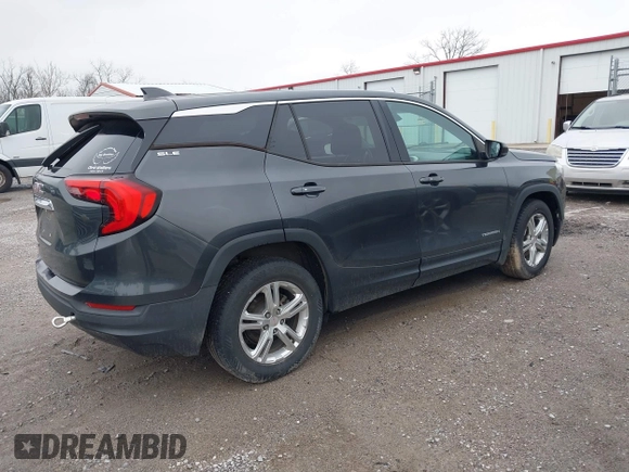 2018 GMC Terrain SLE with VIN 3GKALMEV9JL164802, listed as a IAAI auction lot 42002855 with 132,586 mi miles and . Bid and sale history available at carsss.com. Image 4.