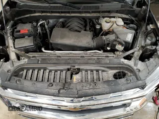2020 Chevrolet Silverado 1500 LTZ with VIN 3GCUYGED7LG372739, listed as a Copart auction lot 50823385 with 57,607 mi miles and Salvage Title. Bid and sale history available at DreamBid. Image 11.