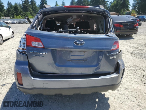2013 Subaru Outback Premium with VIN 4S4BRBCC8D3275860, listed as a Copart auction lot 64734765 with Not provided miles and Salvage title. Bid and sale history available at DreamBid. Image 6.