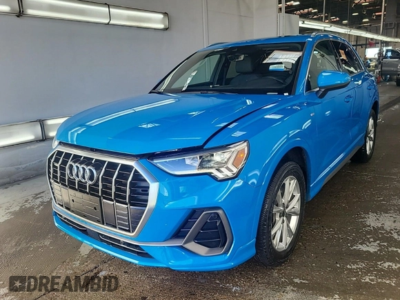 2023 Audi Q3 S line Premium with VIN WA1DECF32P1108964, listed as a IAAI auction lot 42889692 with 54,133 mi miles and . Bid and sale history available at DreamBid. Image 50.