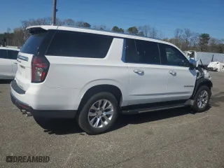 2023 Chevrolet Suburban Premier with VIN 1GNSCFKD2PR299653, listed as a Copart auction lot 53558995 with 55,593 mi miles and Clean Title. Bid and sale history available at carsss.com. Image 3.