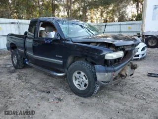 2002 Chevrolet Silverado 1500 LT with VIN 2GCEK19T121184696, listed as a Copart auction lot 86820594 with 0 mi miles and Non Repairable. Bid and sale history available at carsss.com. Image 4.