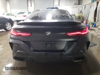 2019 BMW 8 Series M850i xDrive with VIN WBABC4C50KBU95710, listed as a Copart auction lot 85099404 with 58,463 mi miles and Salvage title. Bid and sale history available at DreamBid. Image 6.