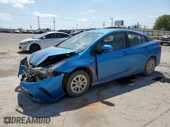 2020 Toyota Prius L Eco z VIN JTDKARFU3L3125646, wystawiony jako Copart lot #52942245 z przebiegiem 104 999 mil mil oraz Szkoda całkowita • Salvage title. Historia ofert i sprzedaży dostępna na DreamBid. Obrazek 1.