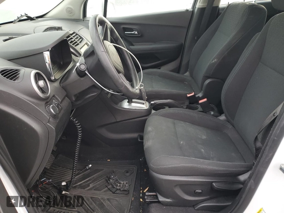 2016 Chevrolet Trax LS with VIN 3GNCJKSB0GL266143, listed as a Copart auction lot 88083115 with 0 mi miles and Salvage Title. Bid and sale history available at carsss.com. Image 7.