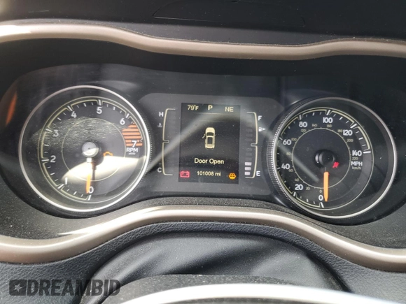 2016 Jeep Cherokee Latitude with VIN 1C4PJMCB3GW253918, listed as a Copart auction lot 55814925 with 101,008 mi miles and Clean Title. Bid and sale history available at carsss.com. Image 9.