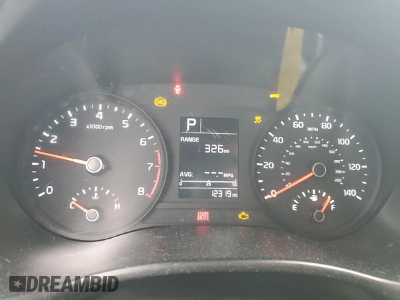 2023 Kia Rio LX z VIN 3KPA24AD6PE604127, wystawiony jako Copart lot #53955075 z przebiegiem 12 319 mil mil oraz Szkoda całkowita • Salvage title. Historia ofert i sprzedaży dostępna na DreamBid. Obrazek 9.