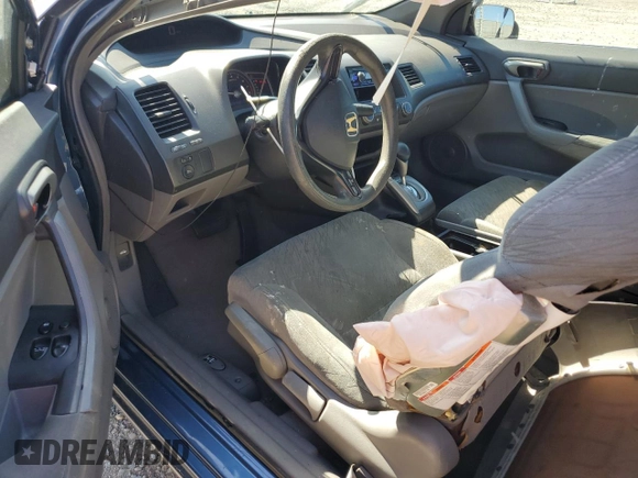 2008 Honda Civic Cpe LX with VIN 2HGFG12618H504787, listed as a Copart auction lot 49888925 with 180,617 mi miles and Salvage Title. Bid and sale history available at carsss.com. Image 8.
