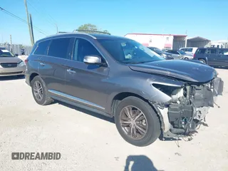 2019 Infiniti QX60 Luxe with VIN 5N1DL0MN2KC560968, listed as a IAAI auction lot 42209216 with 83,679 mi miles and . Bid and sale history available at DreamBid. Image 1.