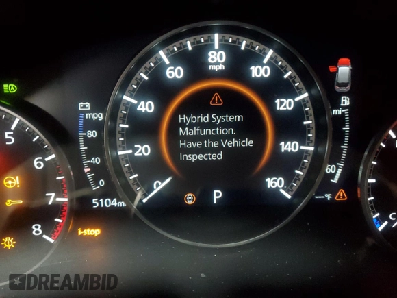 2025 Mazda CX-90 Preferred with VIN JM3KKBHD6S1204067, listed as a Copart auction lot 44991865 with 5,104 mi miles and Salvage title. Bid and sale history available at DreamBid. Image 9.
