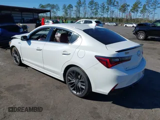 2021 Acura ILX Premium with VIN 19UDE2F8XMA005560, listed as a IAAI auction lot 41613594 with 69,836 mi miles and . Bid and sale history available at DreamBid. Image 3.